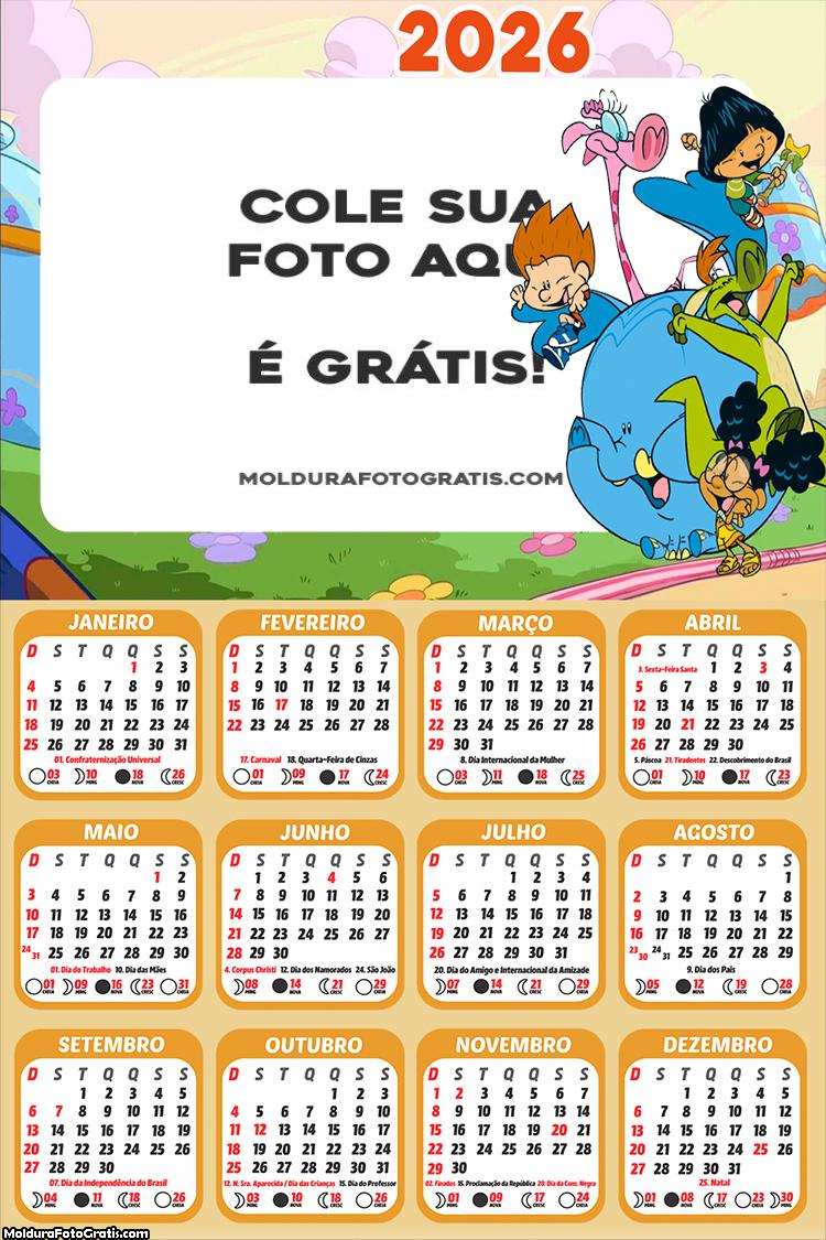 Calendário Meu Amigozão 2026