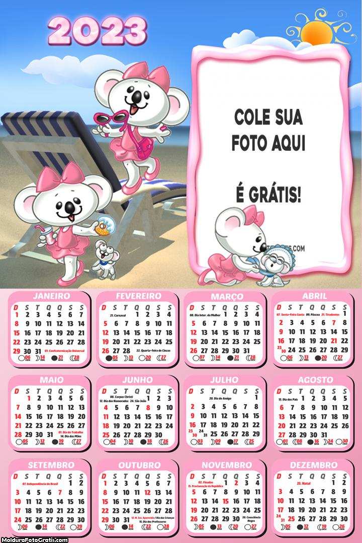 Calendário Lilica Ratinha 2023