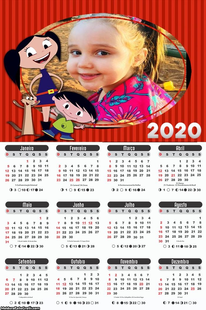 Calendário Show da Luna 2020