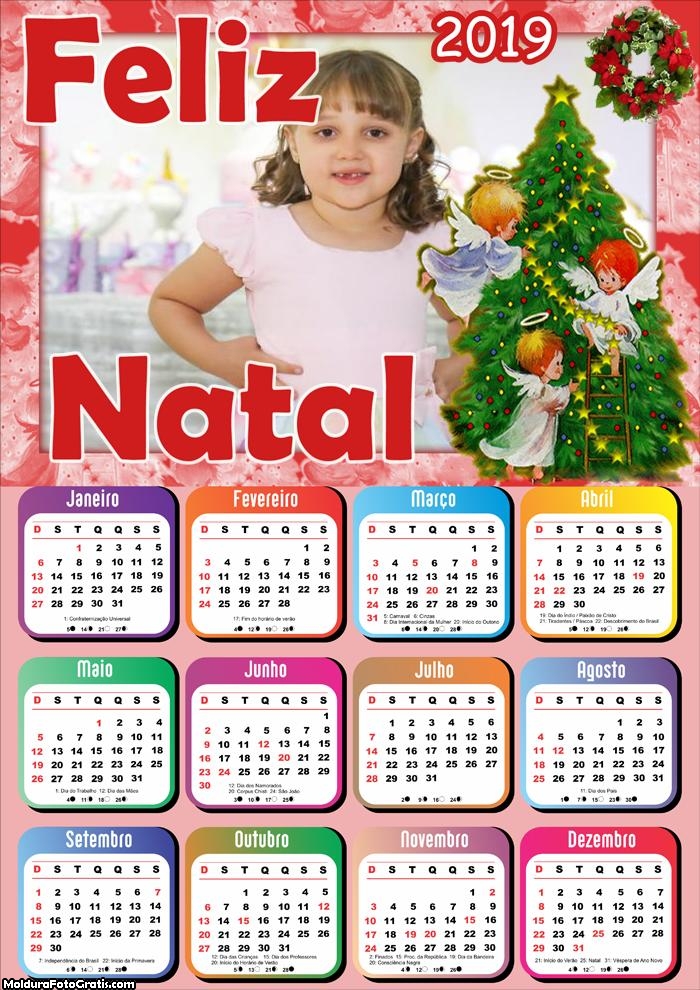 Calendário de Feliz Natal 2019
