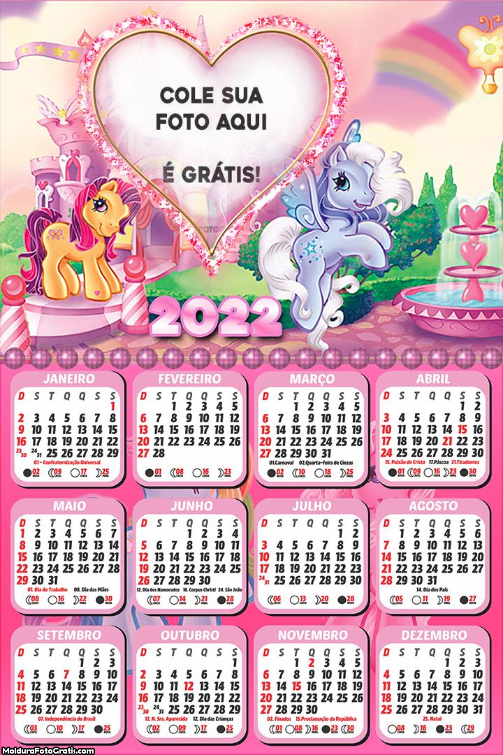 Calendário Ponny Coração 2022