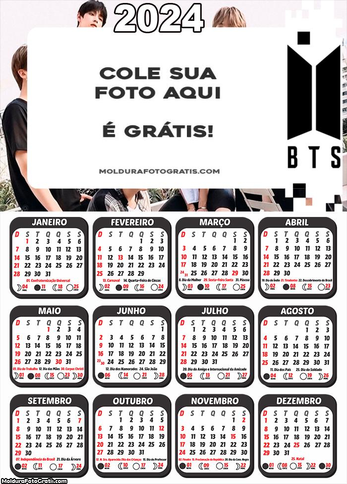 Calendário BTS 2024