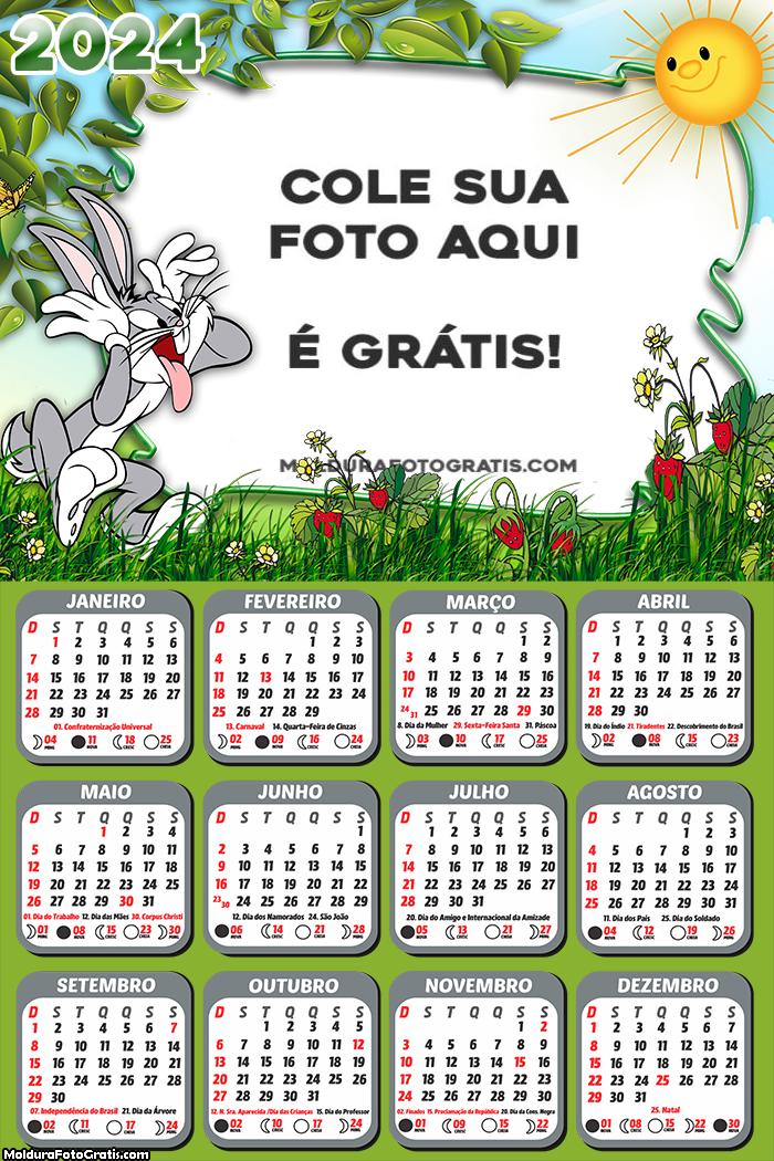 Calendário Pernalonga 2024