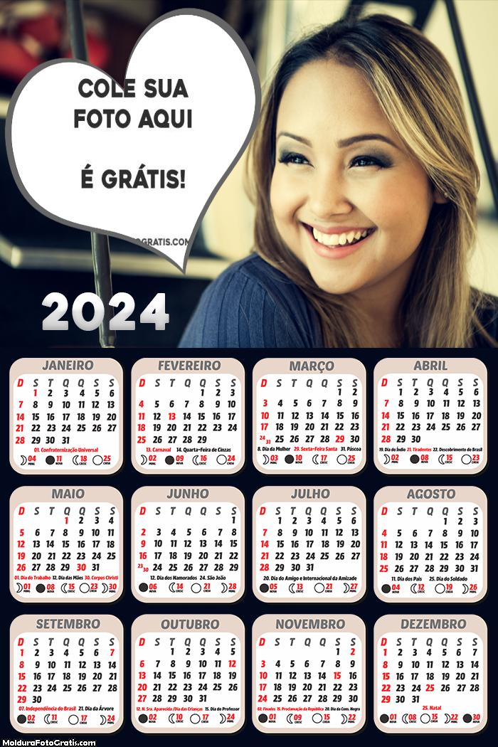 Calendário Bruna Karla 2024