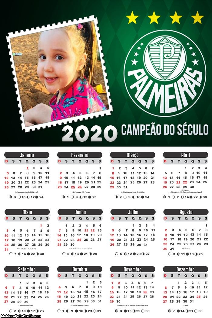 Calendário do Palmeiras 2020