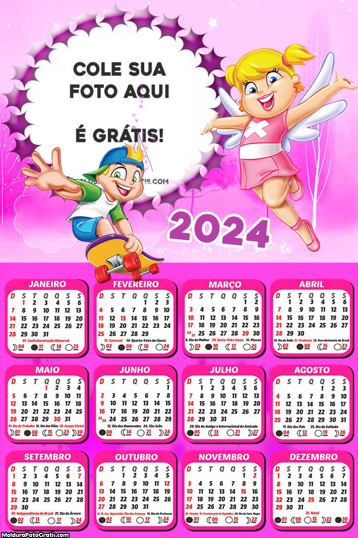 Calendário Xuxinha 2024