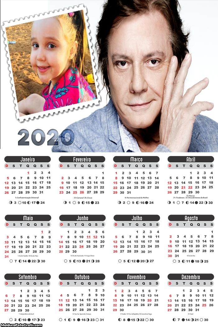 Calendário Fábio Junior 2020