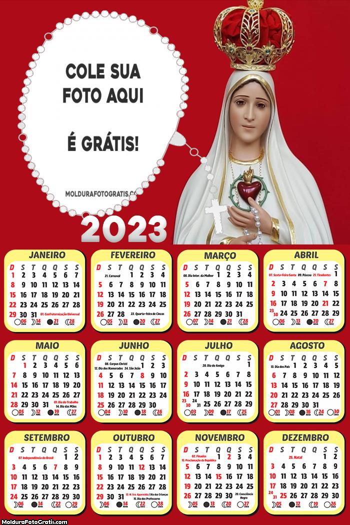 Calendário Maria Nossa Mãe 2023