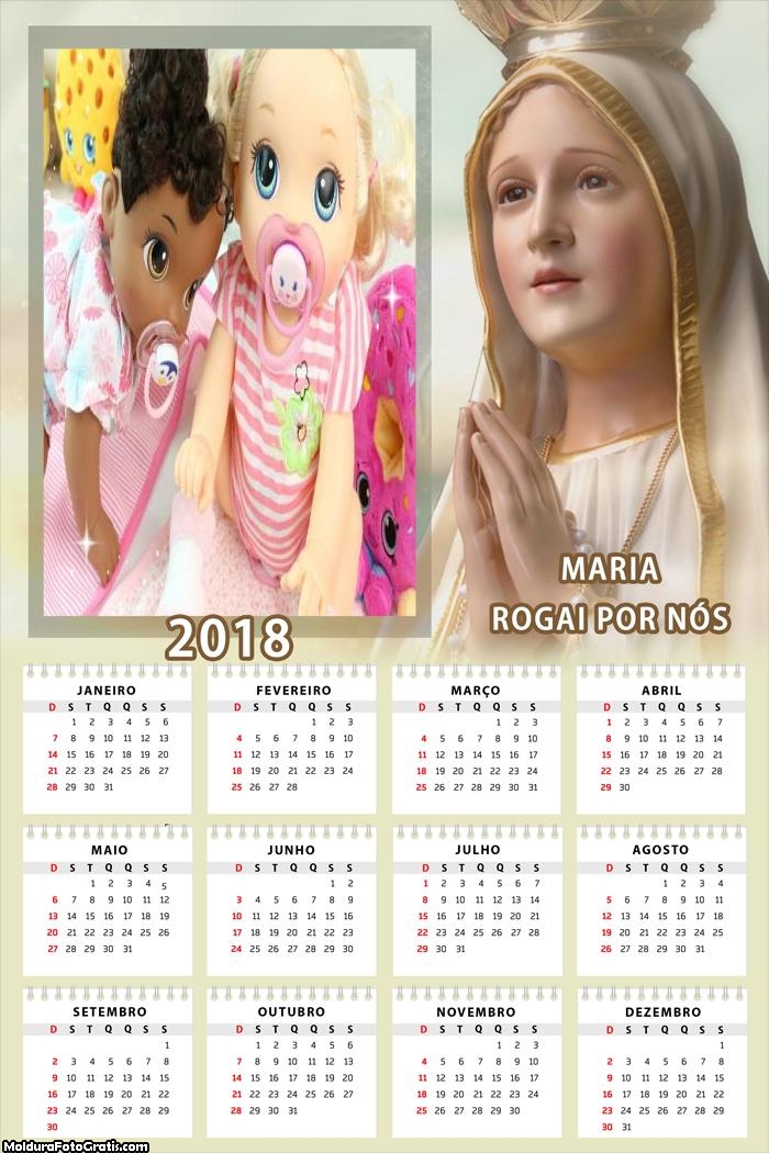 Calendário Maria Rogai por Nós 2018