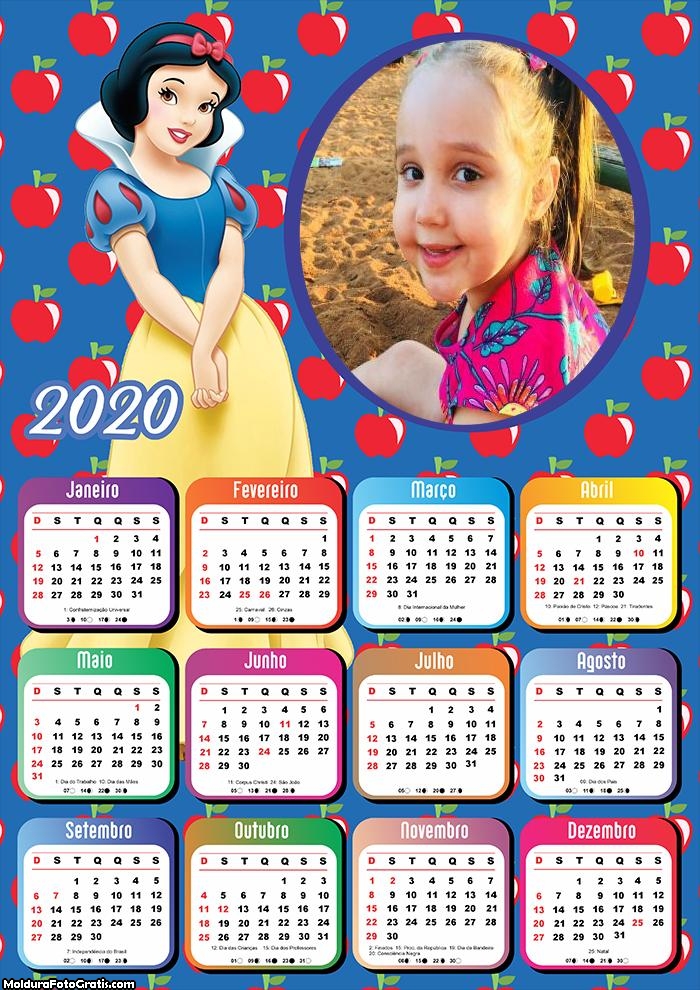 Calendário Branca de Neve 2020