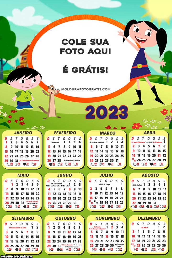 Calendário da Luna 2023