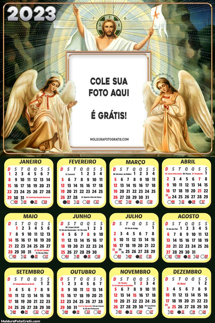 Calendário Jesus e Anjos 2023