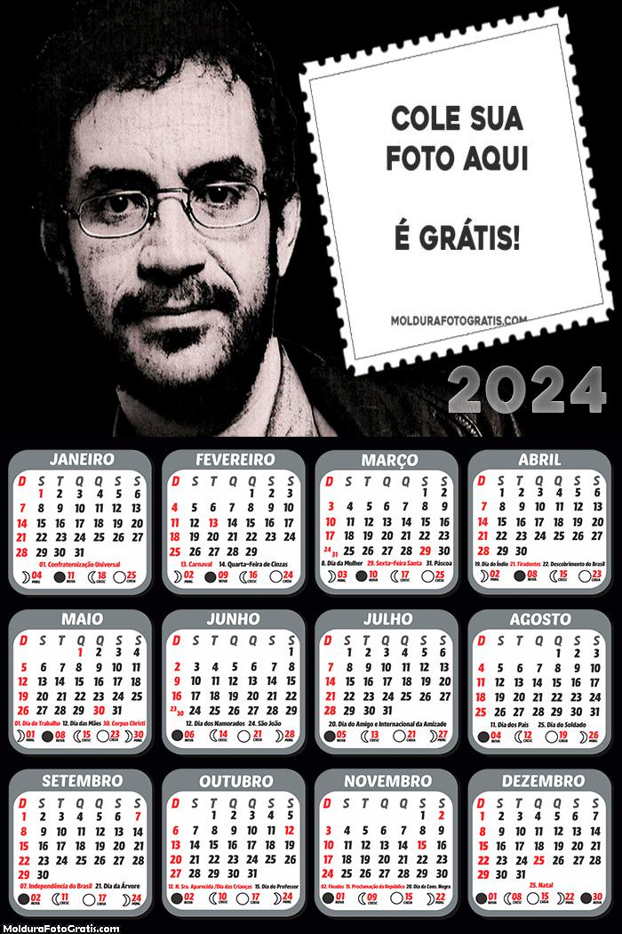 Calendário Renato Russo 2024