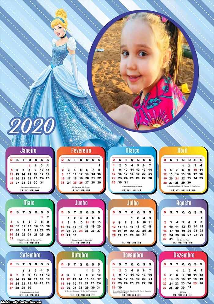Calendário Cinderela 2020
