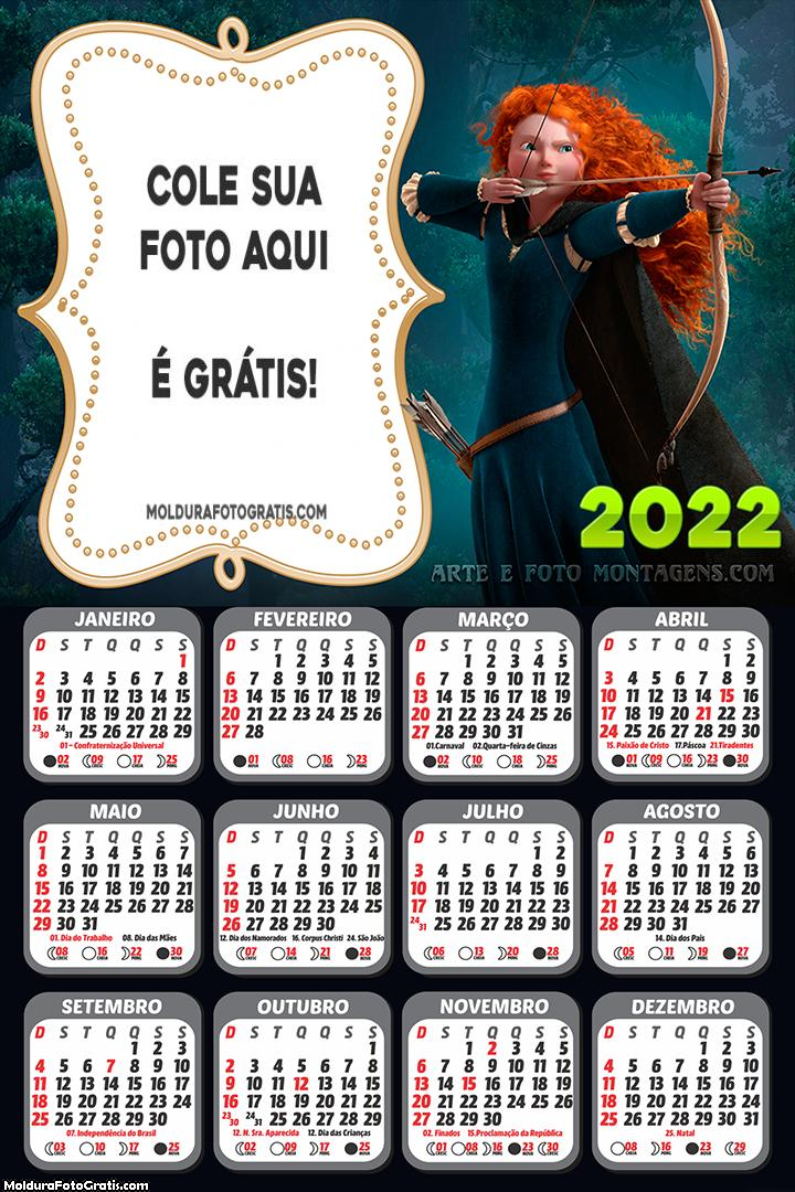 Calendário Merida Valente 2022