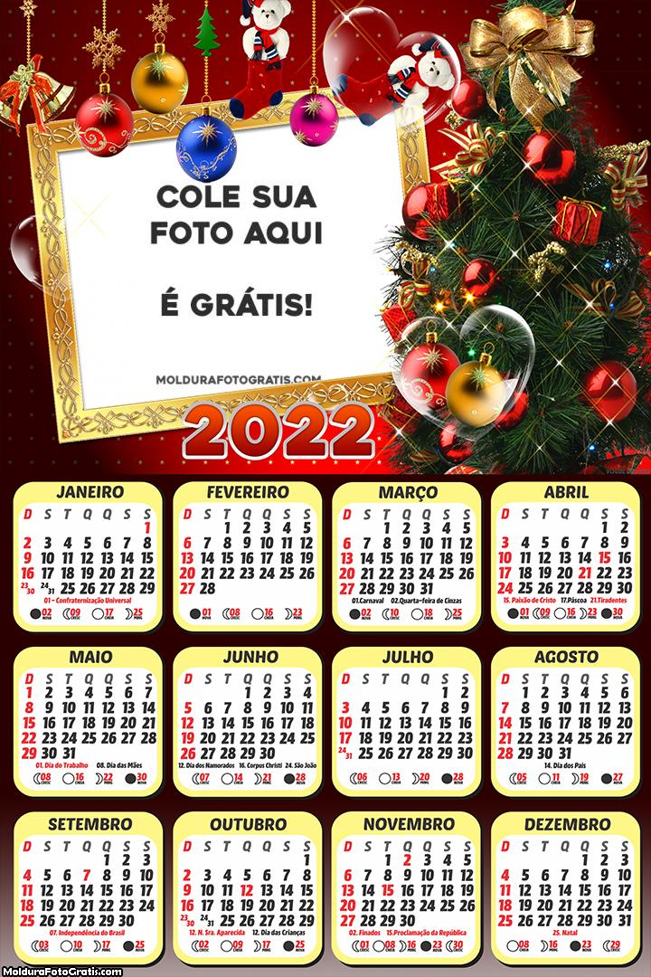 Calendário Árvore de Natal 2022