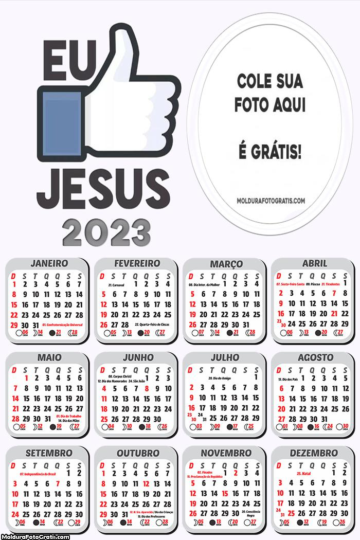 Calendário Eu Curto Jesus 2023