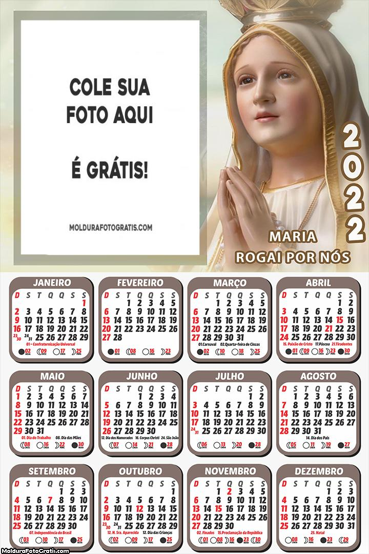 Calendário Maria Rogai por Nós 2022