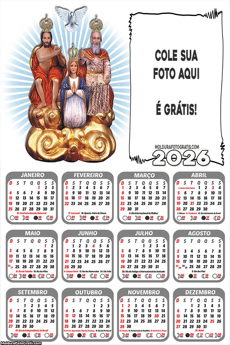 Calendário Divino Pai Eterno 2026