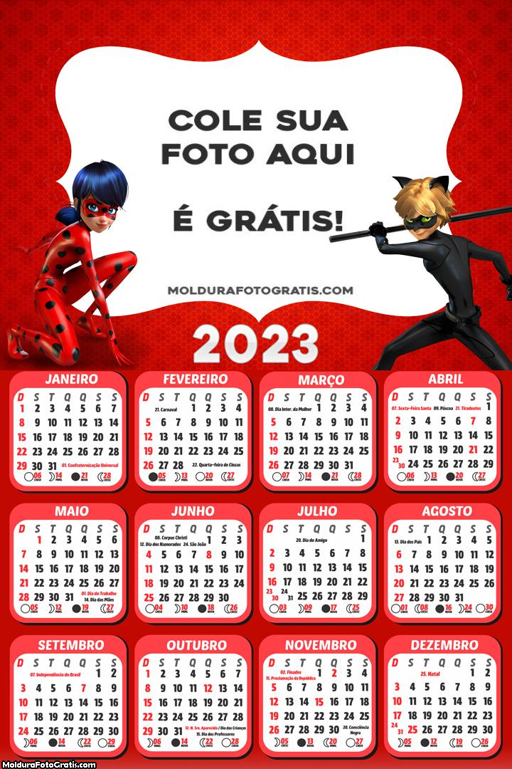 Calendário Ladybug 2023