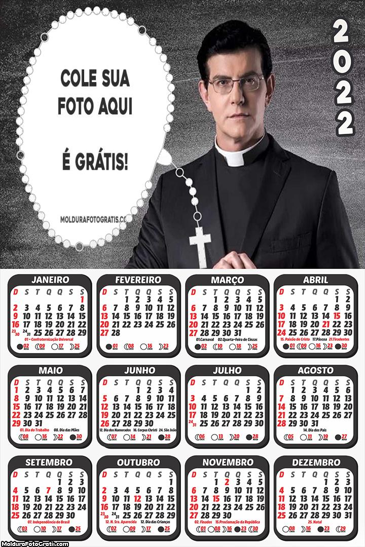 Calendário Padre Reginaldo Manzotti 2022