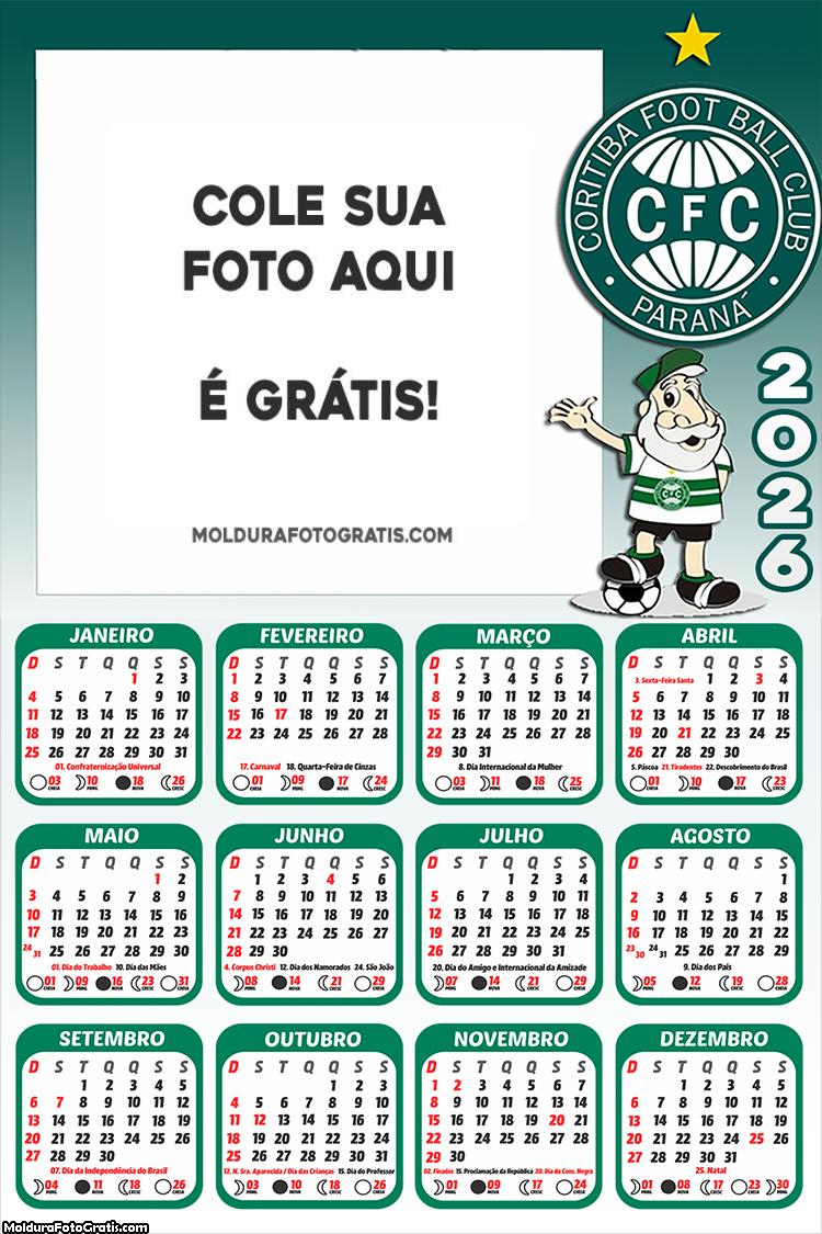 Calendário Coritiba 2026 Futebol
