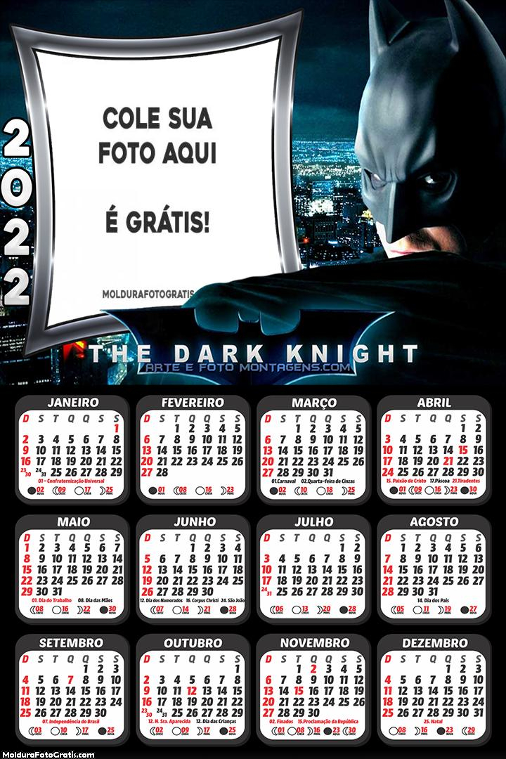 Calendário Batman Dark 2022