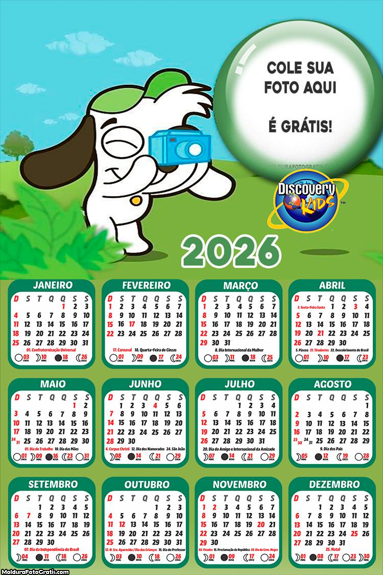 Calendário Doki 2026