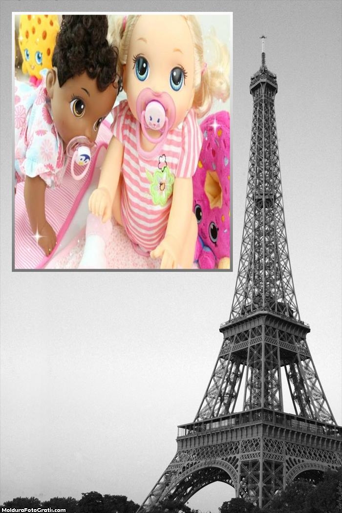 Torre Eiffel Foto Moldura