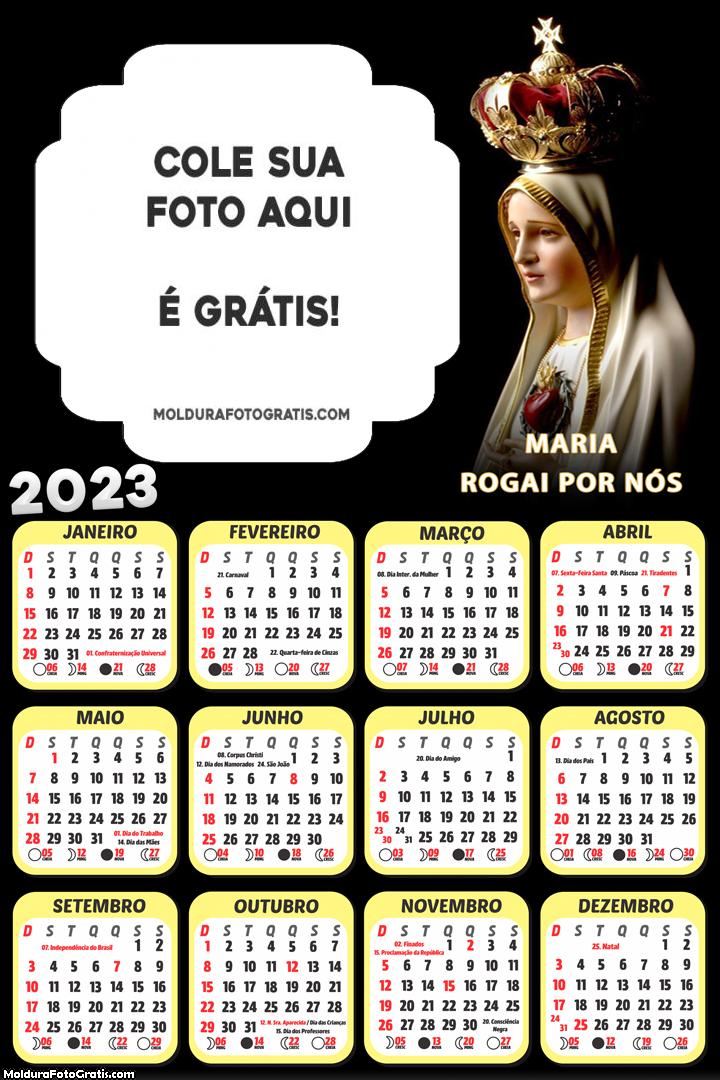 Calendário Mãe Maria 2023