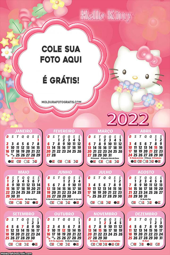 Calendário Hello Kitty Baby 2022