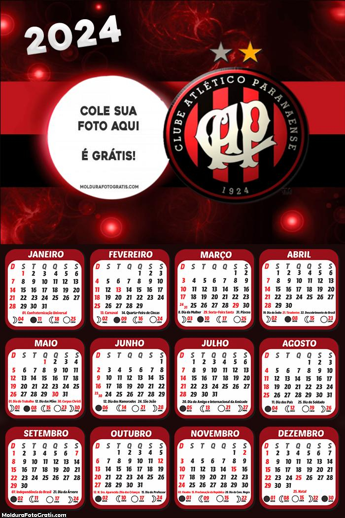 Calendário Atlético Paranaense 2024