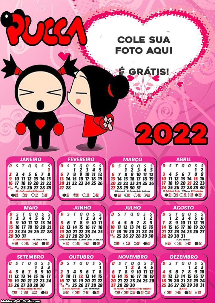 Calendário Pucca 2022