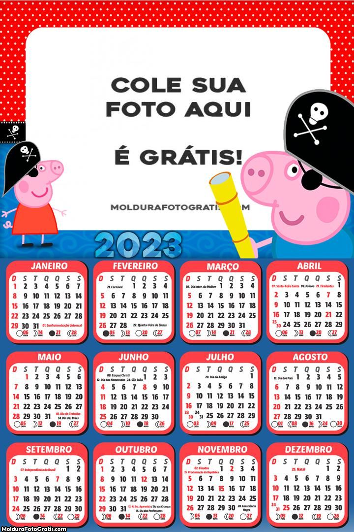 Calendário George Pirata 2023