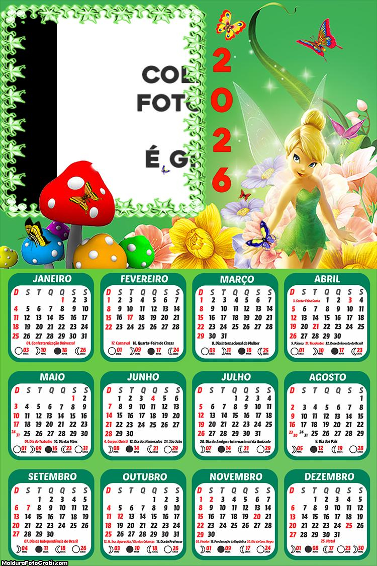 Calendário Sinhinho 2026