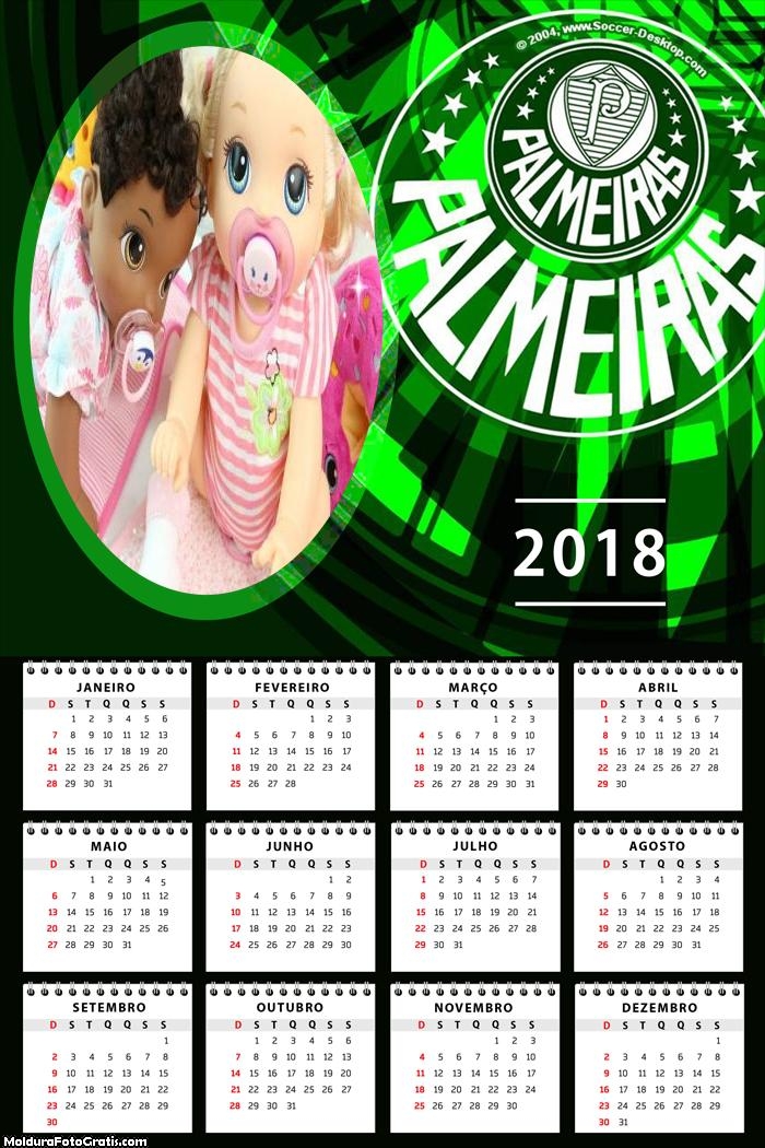 Calendário Palmeiras 2018