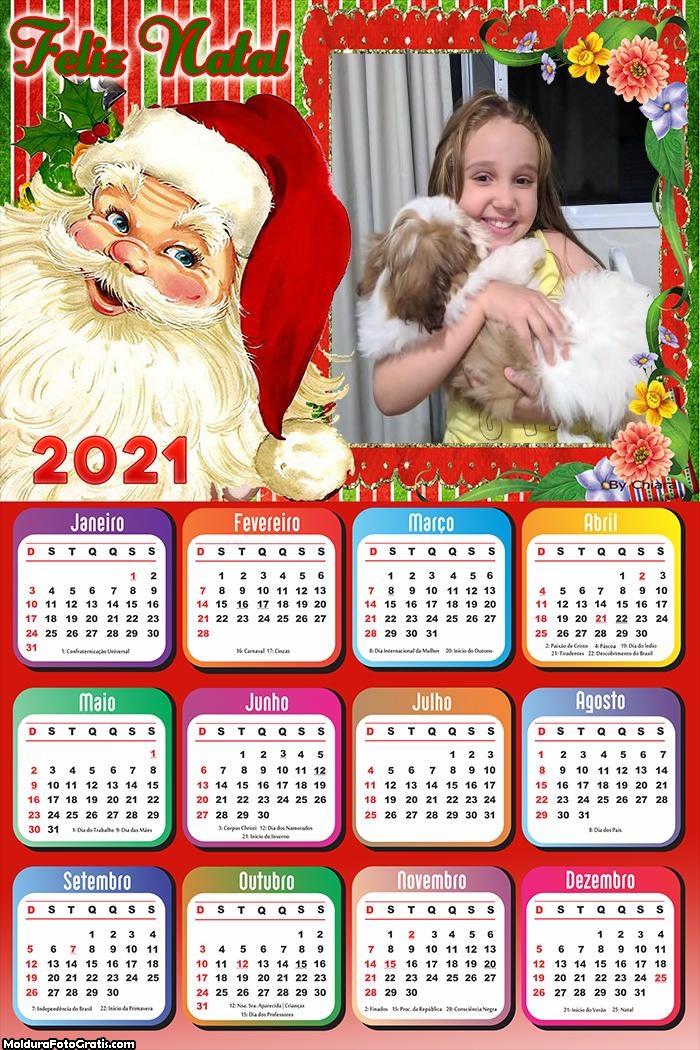 Calendário Barba do Papai Noel 2021