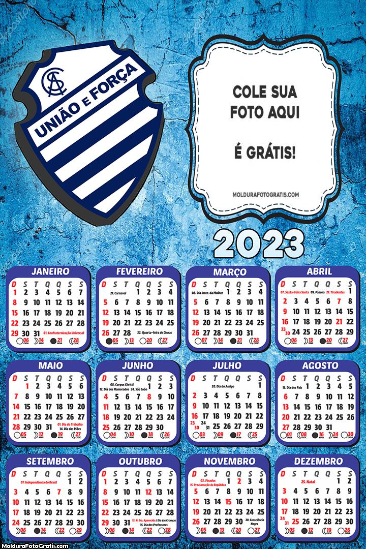 Calendário União e Força 2023