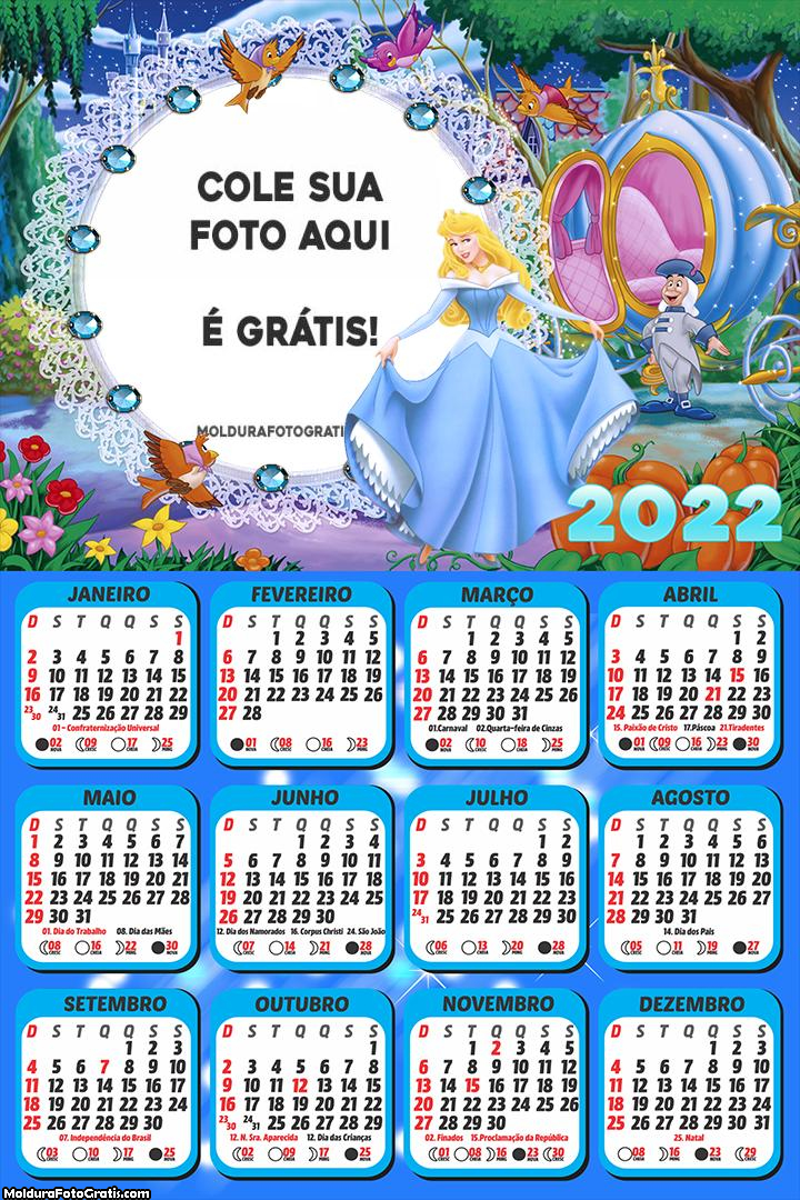 Calendário Cinderela 2022