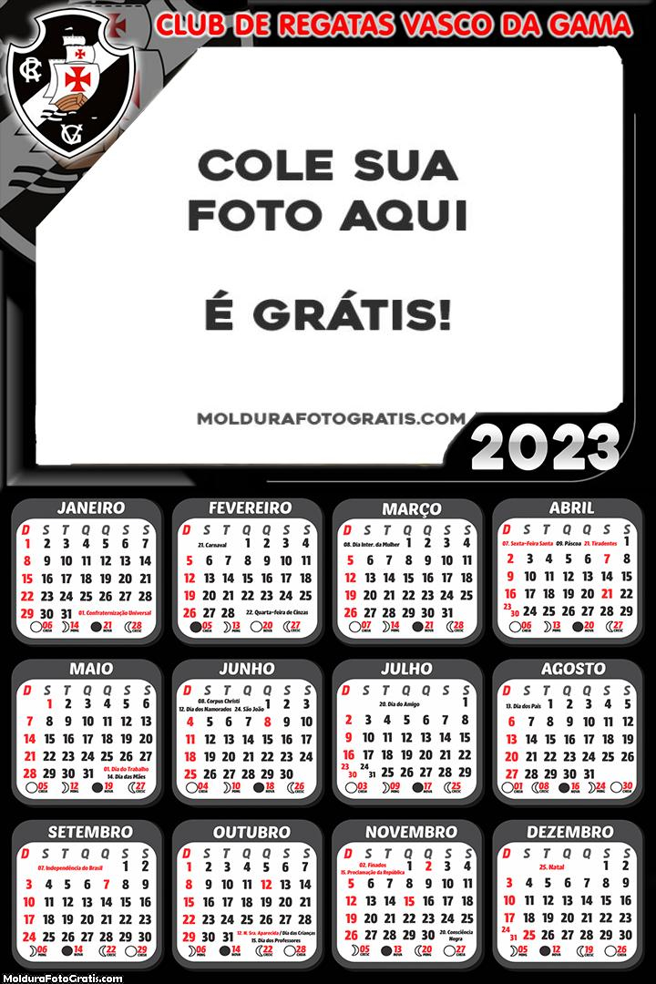 Calendário do Vasco Futebol 2023