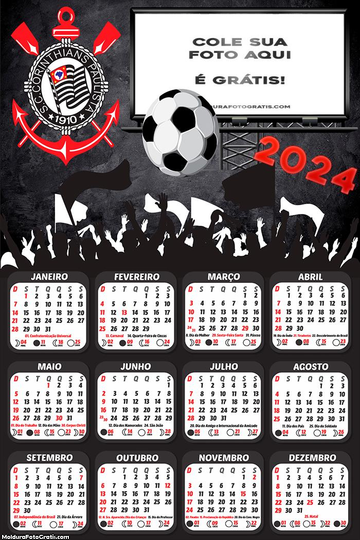 Calendário Corinthians Torcida 2024