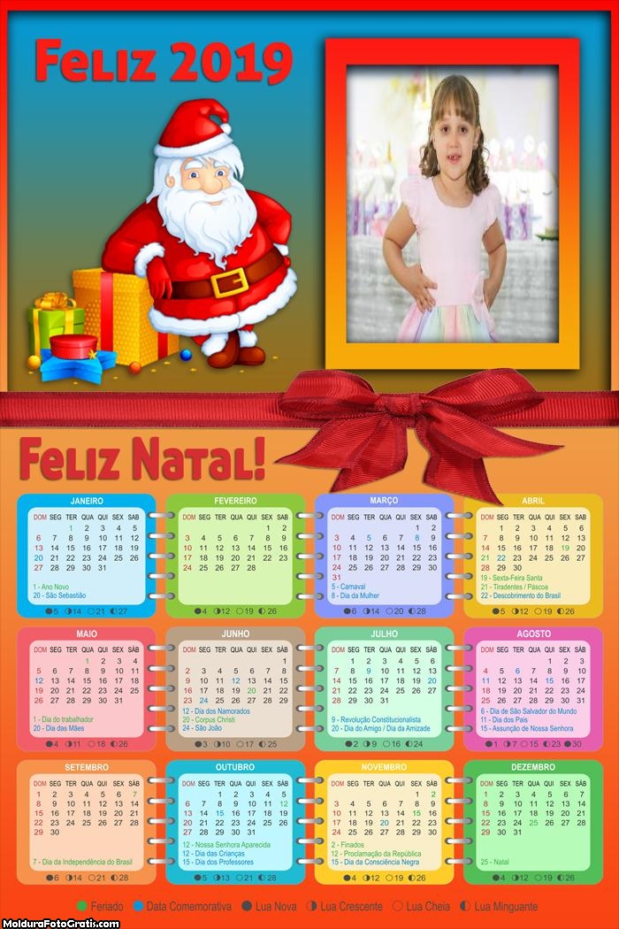 Calendário Descanso Papai Noel 2019
