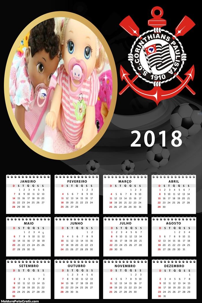 Calendário Corinthians 2018