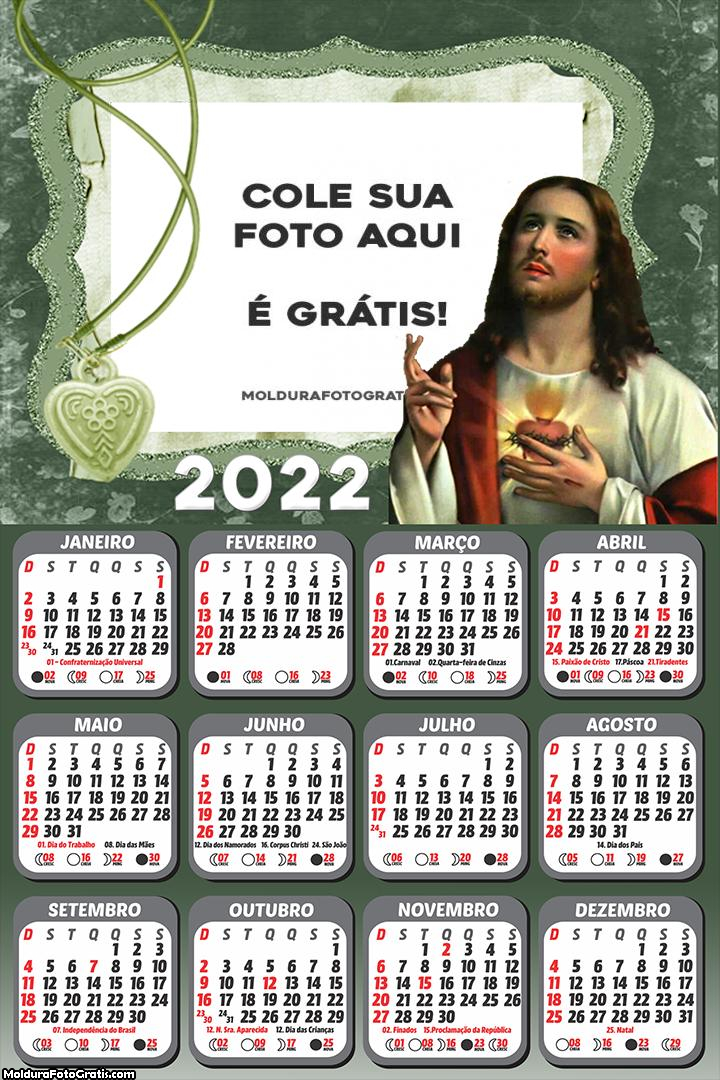 Calendário Imagem de Jesus 2022