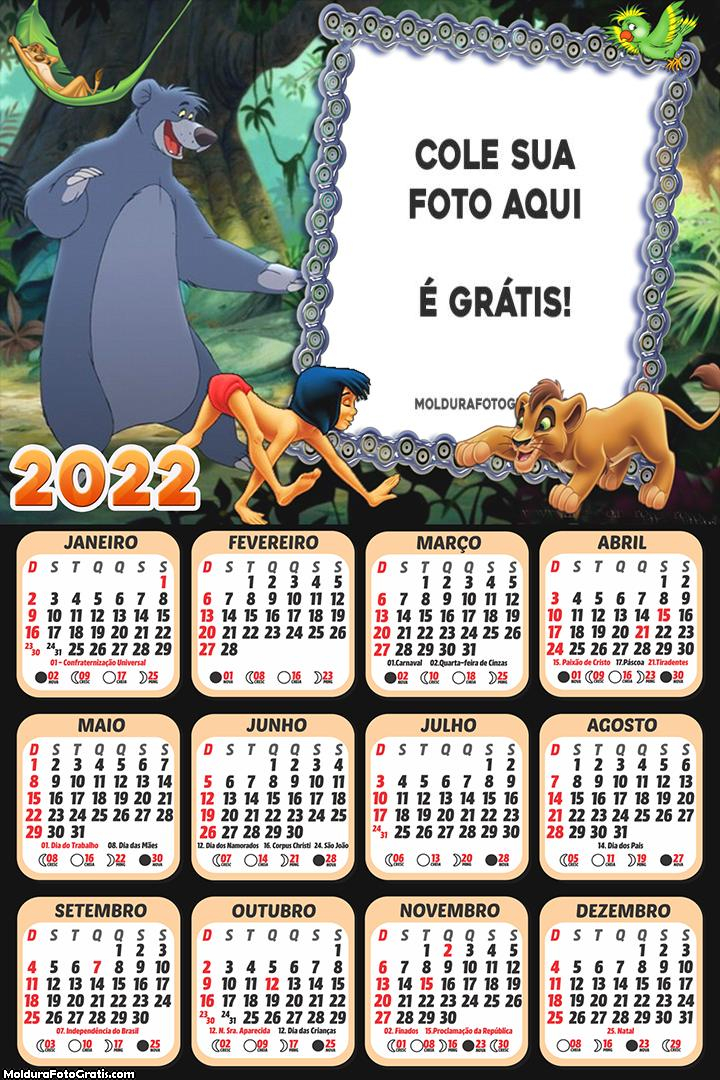 Calendário Tarzan 2022