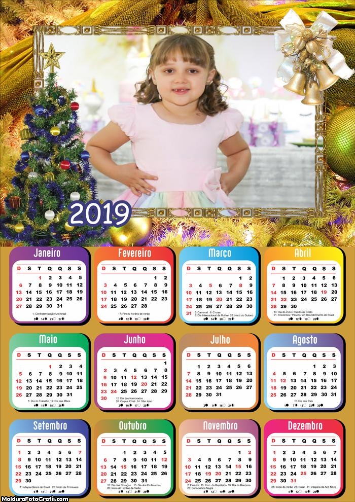 Calendário de Natal Árvore 2019