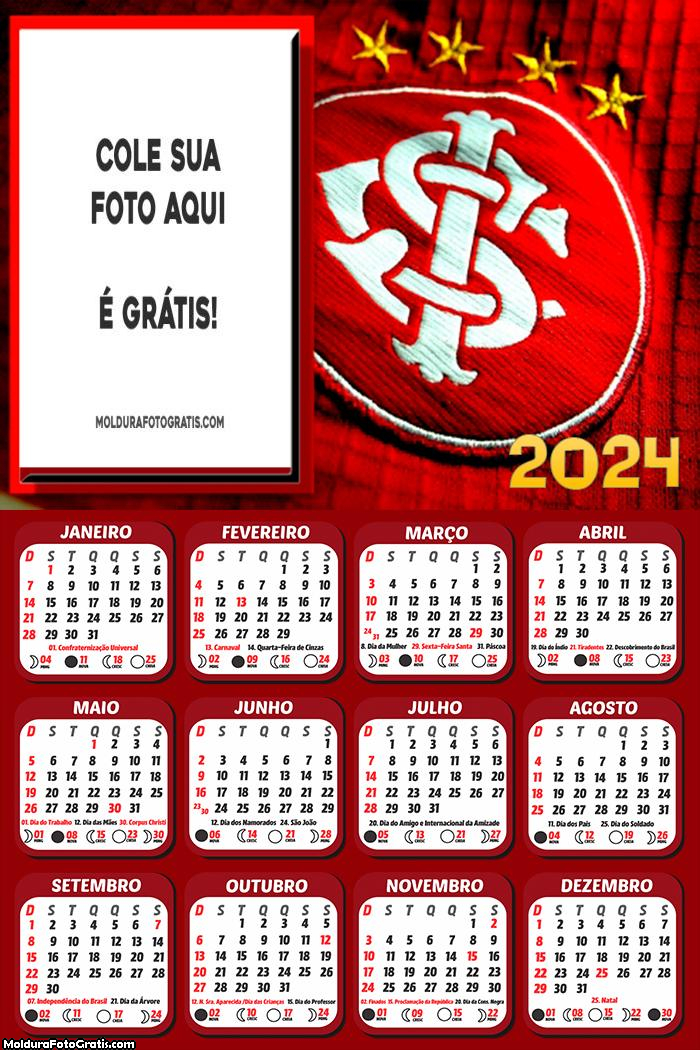 Calendário Internacional Time Futebol 2024