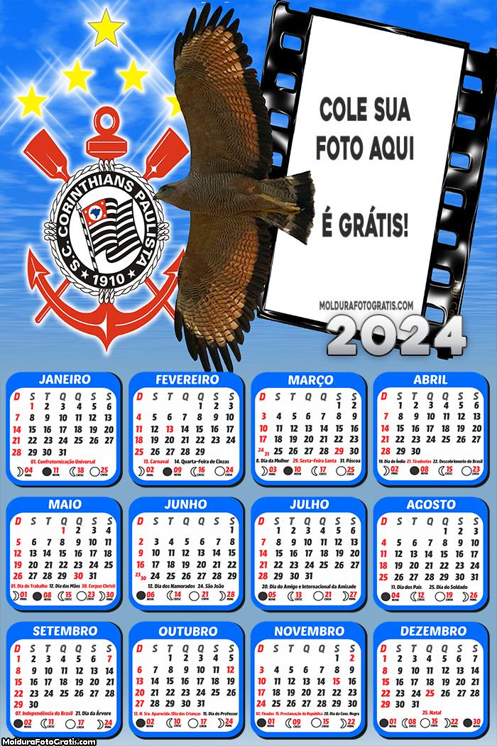 Calendário Corinthians Gavião 2024