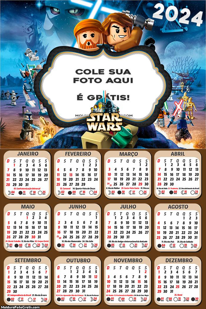 Calendário Star Wars Lego 2024