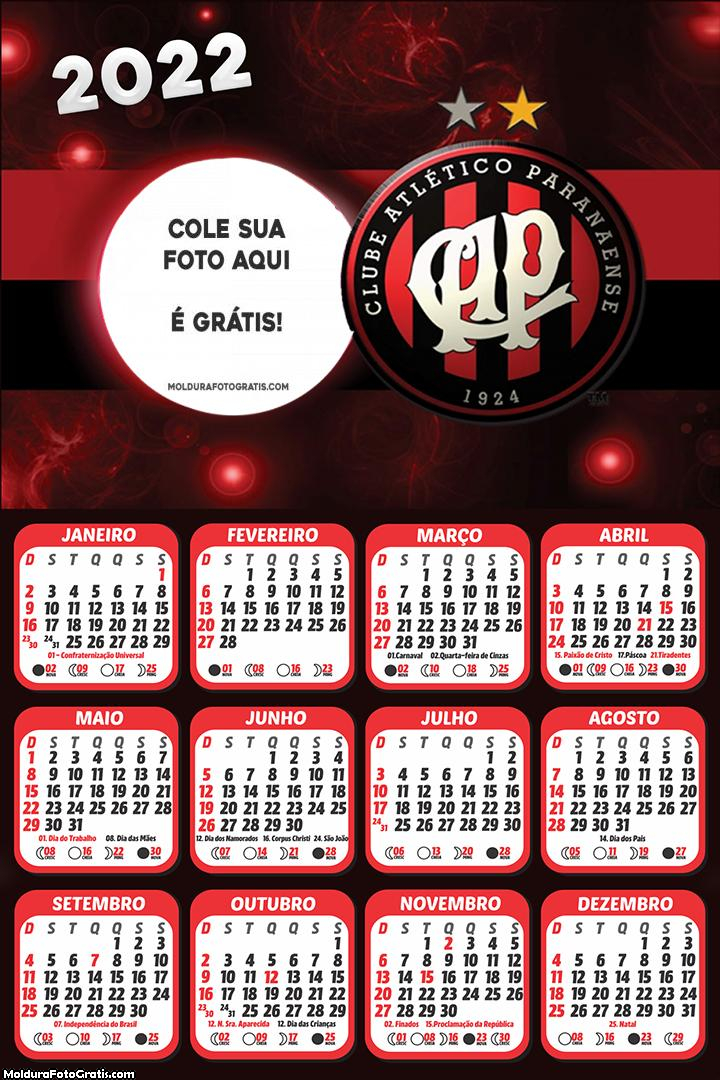 Calendário Atlético Paranaense 2022